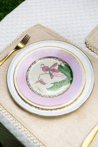 Eden Bloom Quarter Plate - Pink